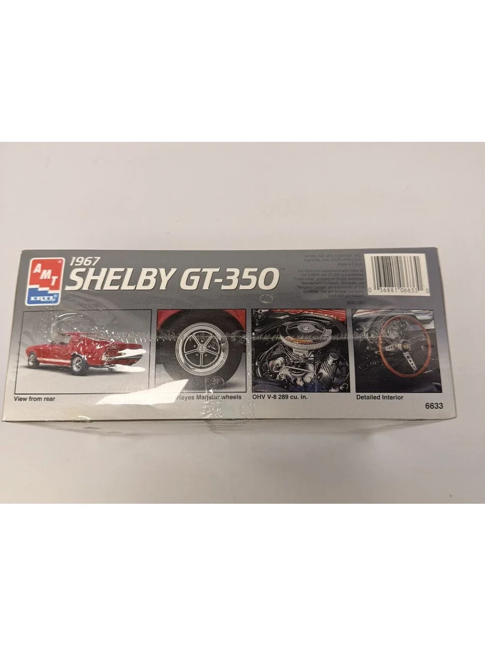 AMT Ertl 1967 Shelby GT-350 1/25 Scale Plastic Model Kit (Skill Level 2) SEALED